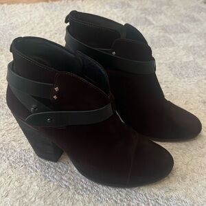 Chocolate Brown Suede Rag & Bone Boots!
